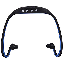Wewoo Casque Bluetooth Sport - Noir/bleu