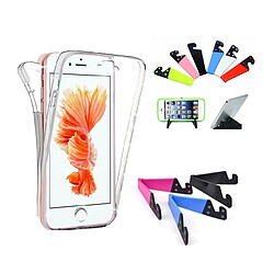 Coque Gel Transparent pour iPhone 8 - Support Inclus