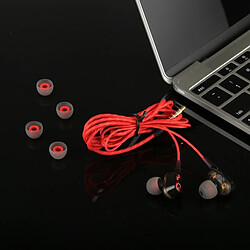 Wewoo Écouteurs Dual Driver Rouge pas cher