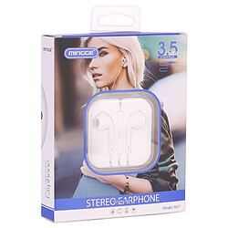 Acheter Wewoo Écouteurs 3.5mm Stéréo - Blanc