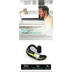 Avis Wewoo Oreillette Bluetooth F600 - Noir