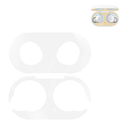 Wewoo Autocollant métal pour Galaxy Buds - Blanc