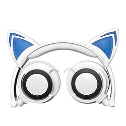 Chrono Écouteurs gamer avec lumières - Blanc