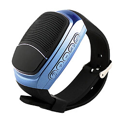 Avis Yonis Montre enceinte Bluetooth - Bleu