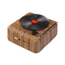 Yonis enceinte Bluetooth nomade - Bois