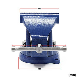Avis Helloshop26 Étau Heavy Duty - Mâchoire 150 mm