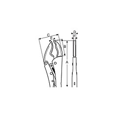 Avis Bahco Pince-étau multifonction 250 mm