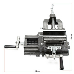 Avis Helloshop26 Étau Fraisage 2 Axes - 150 mm