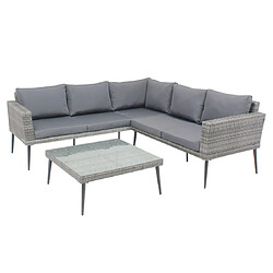 Concept Usine Tefari Salon de jardin - Gris