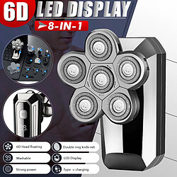 Rasoir électrique 6 têtes flottantes