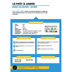 Avis SIM Enduit de Lissage