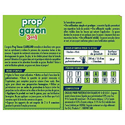 Clairland Prop'Gazon 3 en 1 - 2,5 L