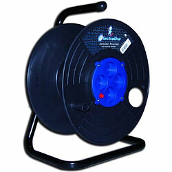 Electraline Enrouleur de câble vide 4 prises