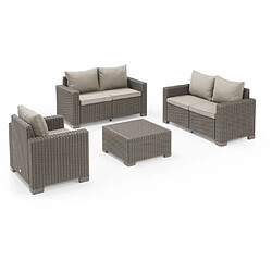 Avis Allibert Salon de jardin 3 places - Beige