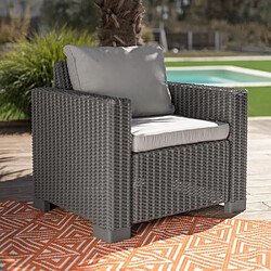Acheter Allibert Salon de jardin 3 places - Beige
