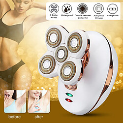 Tondeuse électrique 5 têtes 4D - Blanc