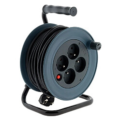 Zenitech enrouleur électrique 4 prises - 15 m