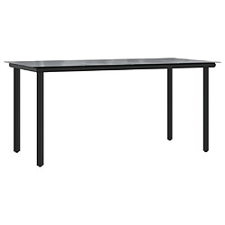 Avis vidaXL Ensemble à manger de jardin 5 pcs avec coussins - Gris clair