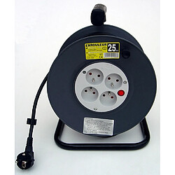 Inotech Enrouleur électrique 25 m - 4 prises
