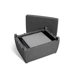 Acheter Allibert Salon de jardin Corona - Gris