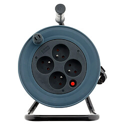 Zenitech enrouleur électrique 4 prises - 15 m