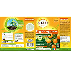 Solabiol Engrais Agrumes - 1,5 Kg