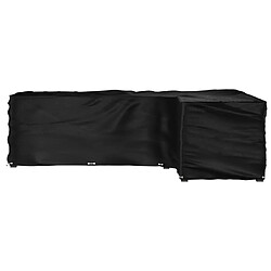 Acheter vidaXL Housse de salon de jardin 18 œillets - Noir