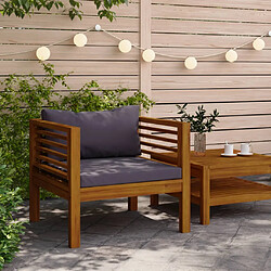Chaise de jardin vidaXL - Bois d'acacia