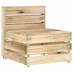 Canapé jardin vidaXL bois de pin