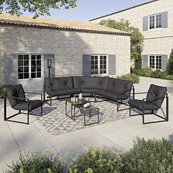 Idmarket market Salon de jardin Nairobi - Gris