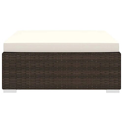 Avis Repose-pied sectionnel VIDAXL - 1 pc - Marron