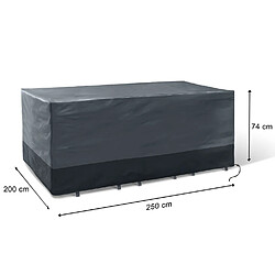 Idmarket Housse protection table 250x200x74 cm pas cher
