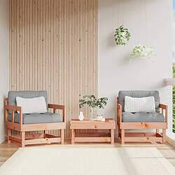VIDAXL Chaises de jardin 2 pcs - Douglas