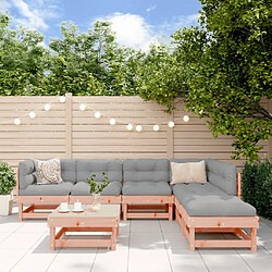 Salon de jardin vidaXL - Bois massif douglas