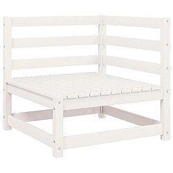 Avis Vidaxl VIDA XL Canapé 2 places de jardin - Blanc