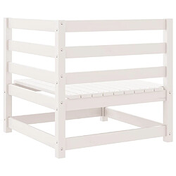 Acheter Vidaxl VIDA XL Canapé 2 places de jardin - Blanc