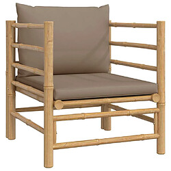 Canapé vidaXL - Coussin Taupe