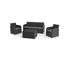 Allibert Salon de jardin San Remo - Gris graphite