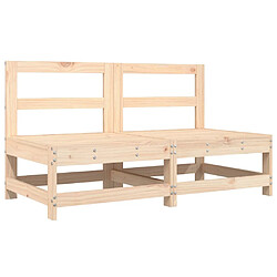 Avis vidaXL Salon de jardin 6 pcs - Bois de pin