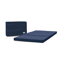 Asalvo Matelas Pliable Bleu 120x60 Matelas pliable - Sac de transport inclus - Super rembourré - Taille compacte