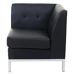 Mendler Fauteuil Modulaire HWC-C19 - Noir