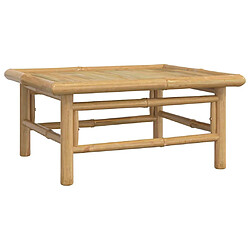 vidaxl Table de jardin 65x55x30 cm - Bambou