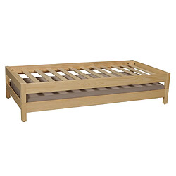 Le Quai Des Affaires JONAS 90x200 Naturel pas cher