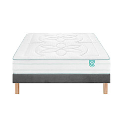 MERINOS Ensemble CozyGreen - 100% Latex Naturel - 90x200