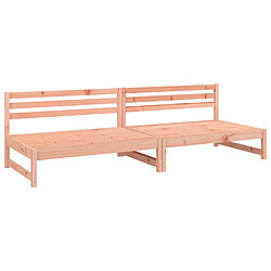 vidaXL Canapés centraux de jardin 2 pcs