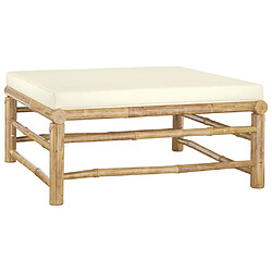 vidaXL Repose-pied jardin bambou