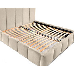 Acheter BESTMOBILIER Torreon - Lit Coffre - 140x200 cm - Beige