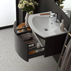 Avis Kiamami valentina ensemble meuble vasque - Gris foncé