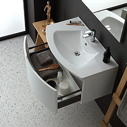 Kiamami valentina ensemble salle de bain - Blanc pas cher