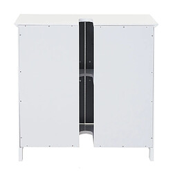 Mendler Meuble sous-vasque salle de bain - Gris pas cher